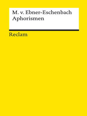 cover image of Aphorismen